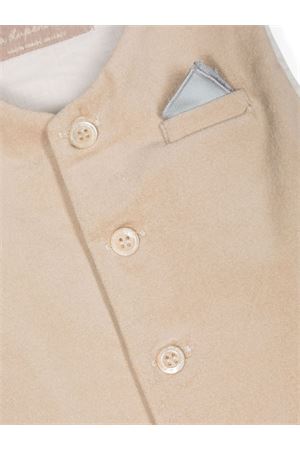 Gilet in misto cotone beige LA STUPENDERIA KIDS | CCGL53V65.